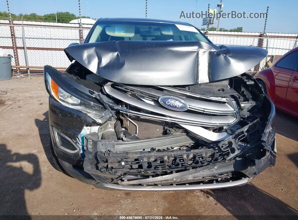 2FMPK3J95GBC23503 2016 FORD EDGE Gray ხელსაწყოთა პანელის ხედი