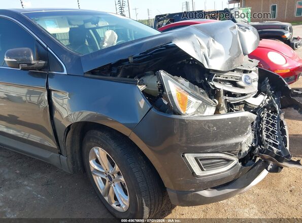 2FMPK3J95GBC23503 2016 FORD EDGE Gray წინა ხედი