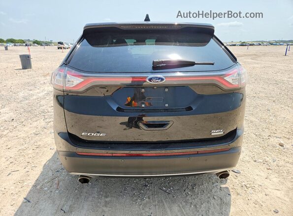 2FMPK3J95HBB42745 2017 FORD EDGE Black უკანა ხედი