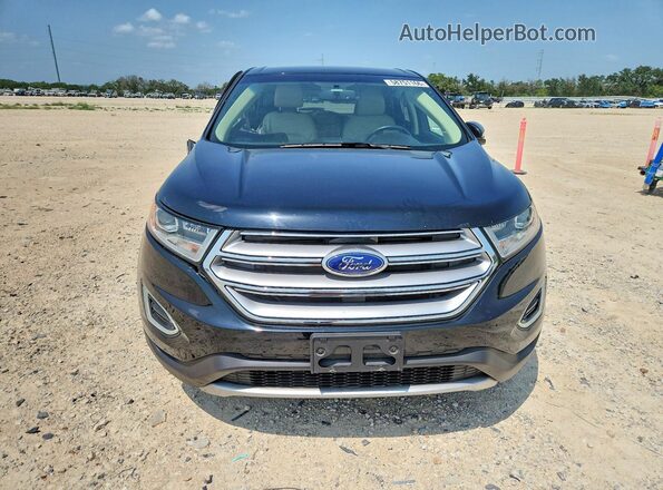 2FMPK3J95HBB42745 2017 FORD EDGE Black წინა ხედი