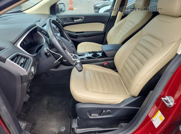 2FMPK3J95HBC41288 2017 FORD EDGE Red Front interior view