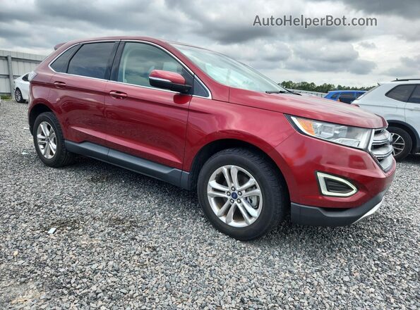 2FMPK3J95HBC41288 2017 FORD EDGE Red Front right