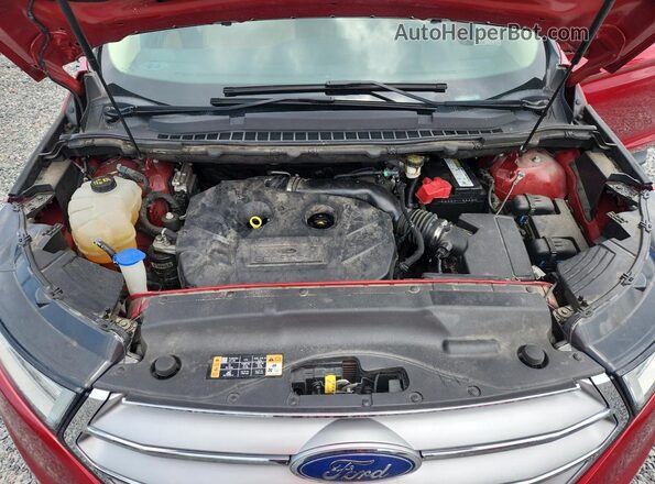 2FMPK3J95HBC41288 2017 FORD EDGE Red Engine compartment view
