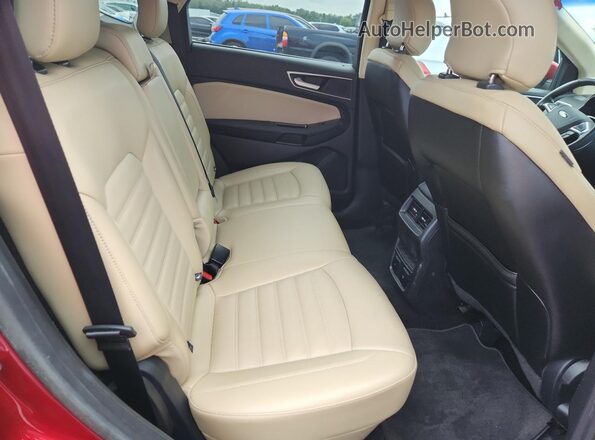 2FMPK3J95HBC41288 2017 FORD EDGE Red Rear interior view