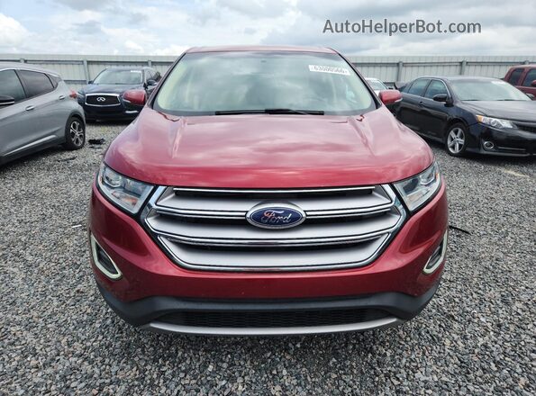 2FMPK3J95HBC41288 2017 FORD EDGE Red Front view