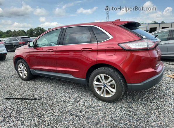 2FMPK3J95HBC41288 2017 FORD EDGE Red Rear left