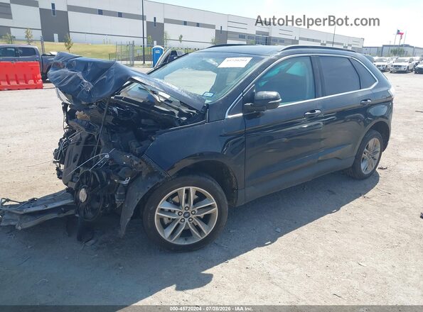 2FMPK3J95HBC44014 2017 FORD EDGE Black Առջևի ձախ երեք քառորդ տեսարան