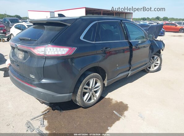2FMPK3J95HBC44014 2017 FORD EDGE Black Հետևի աջ