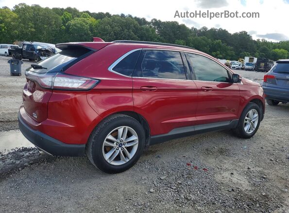2FMPK3J95JBC53639 2018 FORD EDGE Red Задня права чверть