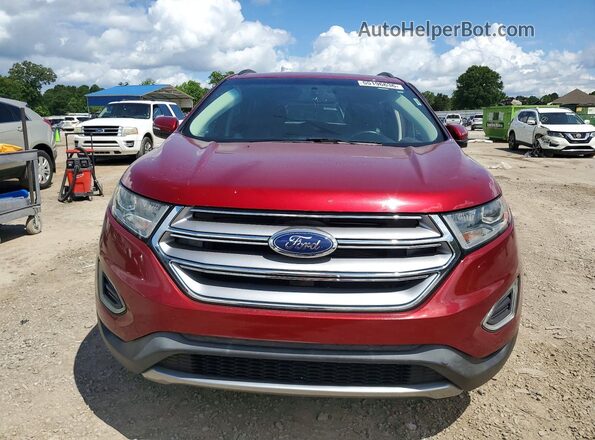 2FMPK3J95JBC53639 2018 FORD EDGE Red Вид спереду