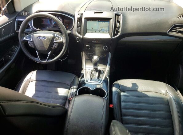 2FMPK3J95JBC53639 2018 FORD EDGE Red Вид панелі приладів