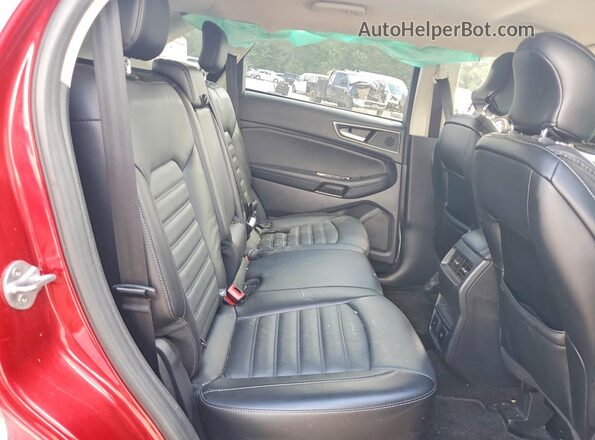 2FMPK3J95JBC53639 2018 FORD EDGE Red Вид задньої частини салону