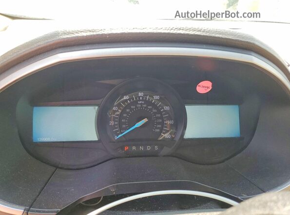 2FMPK3J95KBB08103 2019 FORD EDGE Blue Вид щитка приладів
