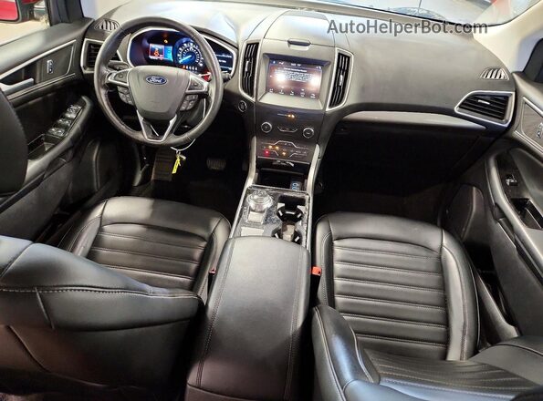 2FMPK3J95KBB60086 2019 FORD EDGE Red წინა პანელის ხედი