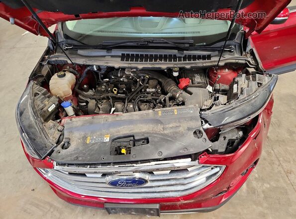 2FMPK3J95KBB60086 2019 FORD EDGE Red უკანა სალონის ხედი