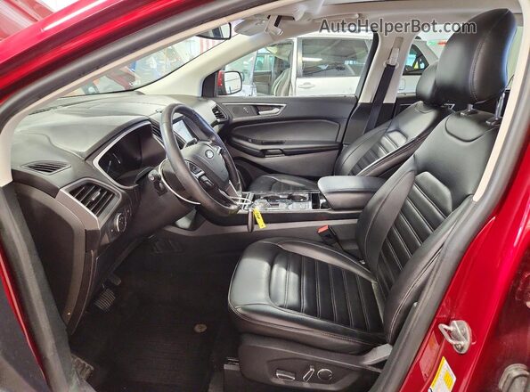 2FMPK3J95KBB60086 2019 FORD EDGE Red წინა სალონის ხედი