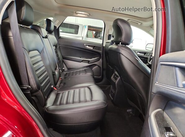 2FMPK3J95KBB60086 2019 FORD EDGE Red უკანა სავარძლების ხედი