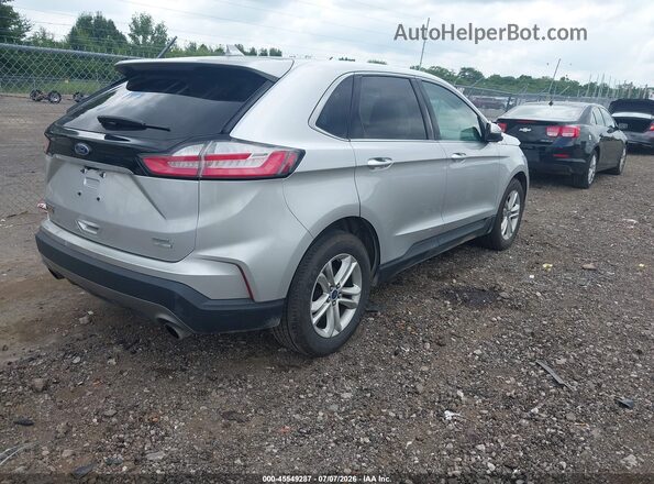 2FMPK3J95KBB81455 2019 FORD EDGE Серебряный Задняя правая четверть
