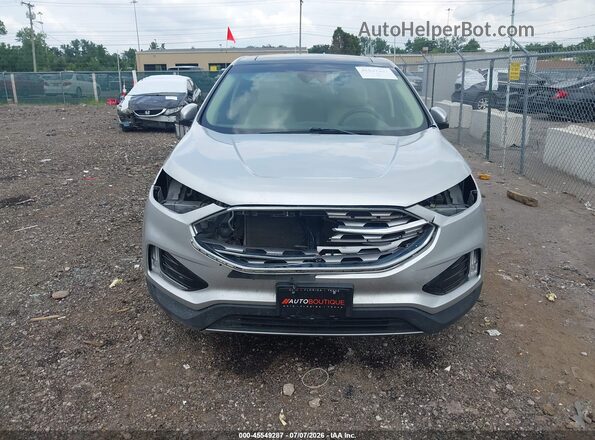 2FMPK3J95KBB81455 2019 FORD EDGE Серебряный Вид задней части салона
