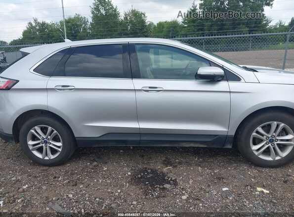 2FMPK3J95KBB81455 2019 FORD EDGE Серебряный Панорамный вид салона 360°