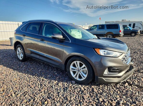 2FMPK3J95LBB03842 2020 FORD EDGE Gray Delantero derecho