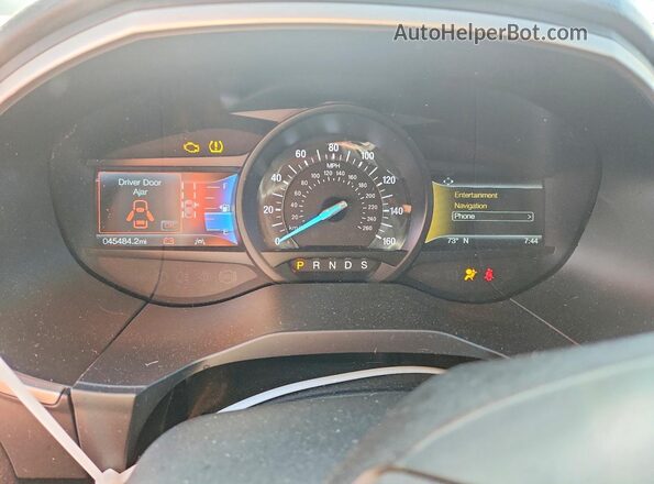 2FMPK3J95LBB03842 2020 FORD EDGE Gray Vista del cuadro de instrumentos