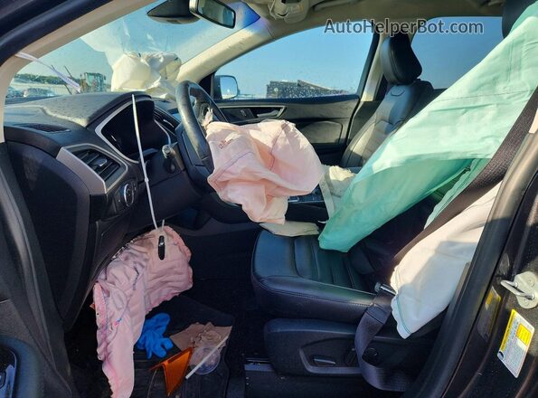 2FMPK3J95LBB03842 2020 FORD EDGE Gray Vista interior delantera
