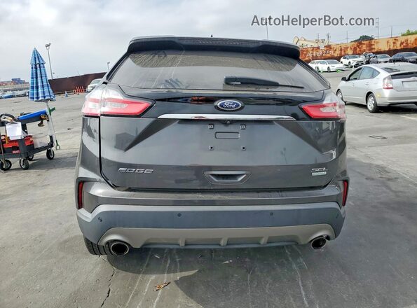 2FMPK3J95LBB18292 2020 FORD EDGE Gray Вид ззаду