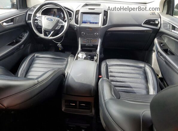 2FMPK3J95LBB18292 2020 FORD EDGE Gray Вид панелі приладів