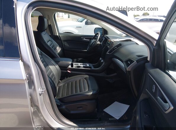 2FMPK3J95MBA21322 2021 FORD EDGE Серебряный Вид салона спереди