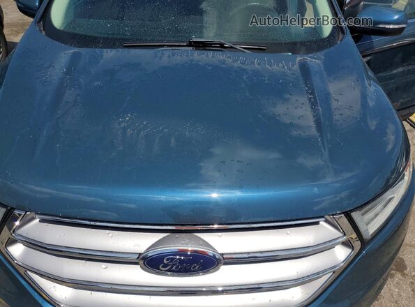 2FMPK3J96GBB10417 2016 FORD EDGE Blue Widok komory silnika