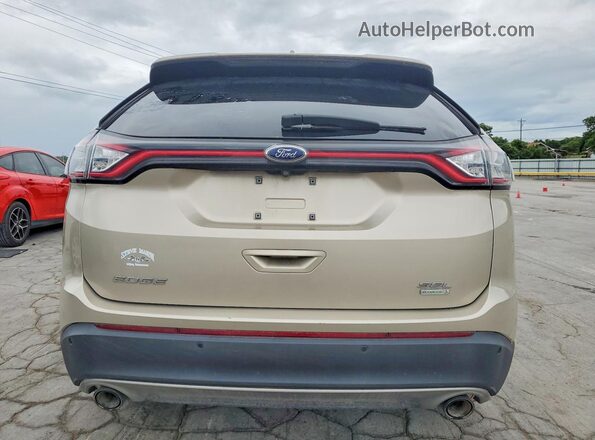 2FMPK3J96HBB14680 2017 FORD EDGE Beige Հետևի տեսք