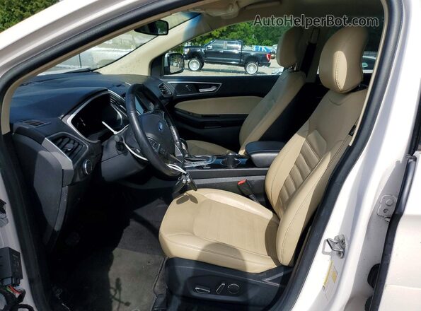 2FMPK3J96HBC15539 2017 FORD EDGE White Widok wnętrza z przodu