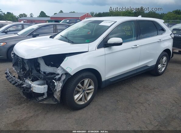 2FMPK3J96HBC32387 2017 FORD EDGE White Vista tres cuartos delantera izquierda