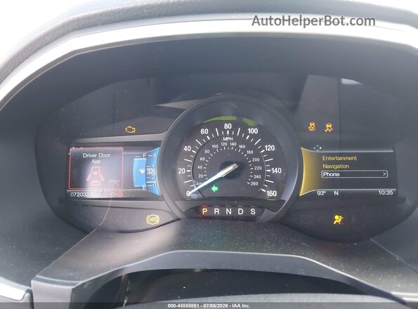 2FMPK3J96JBB04639 2018 FORD EDGE White Widok tylnych siedzeń