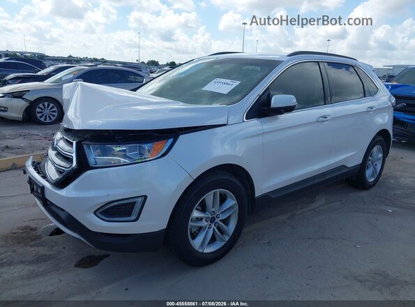 2FMPK3J96JBB04639 2018 FORD EDGE White Przód lewy