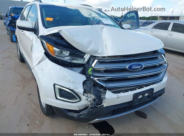 2FMPK3J96JBB04639 2018 FORD EDGE White Widok z przodu