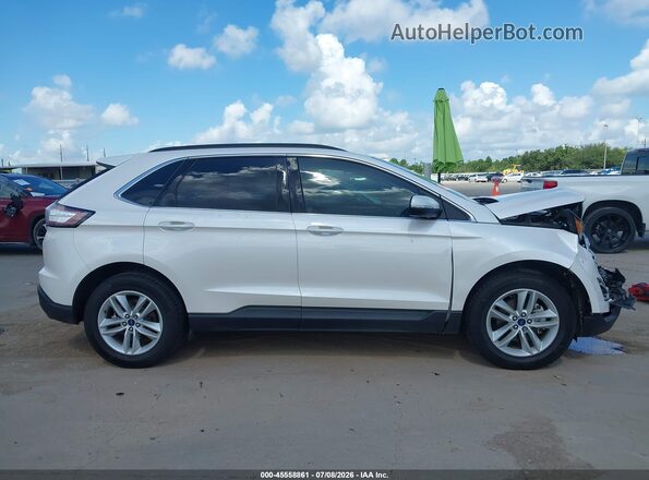 2FMPK3J96JBB04639 2018 FORD EDGE White Widok wnętrza z tyłu