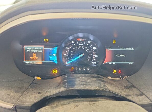 2FMPK3J96LBA76246 2020 FORD EDGE Gray Սարքավորումների վահանակի տեսք