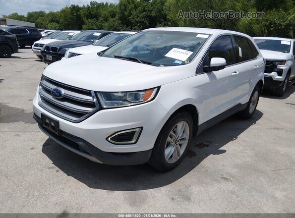 2FMPK3J97GBC36737 2016 FORD EDGE Белый Передняя левая четверть