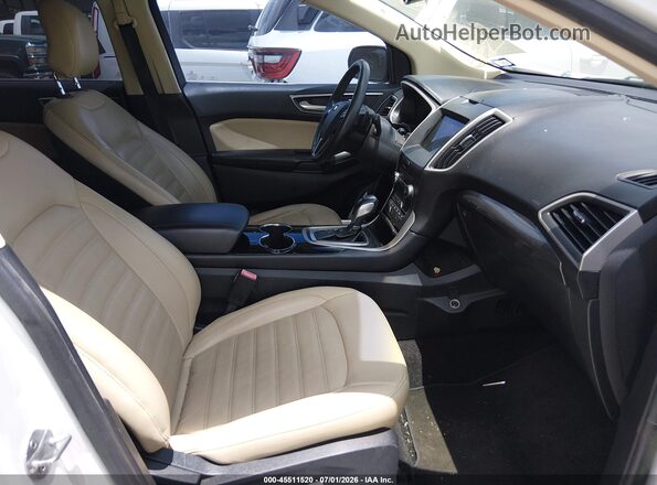 2FMPK3J97GBC36737 2016 FORD EDGE Белый Вид салона спереди