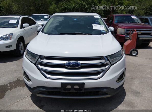 2FMPK3J97GBC36737 2016 FORD EDGE Белый Вид щитка приборов