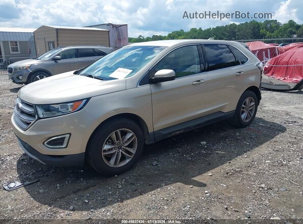 2FMPK3J97HBC07160 2017 FORD EDGE Beige Передня ліва чверть