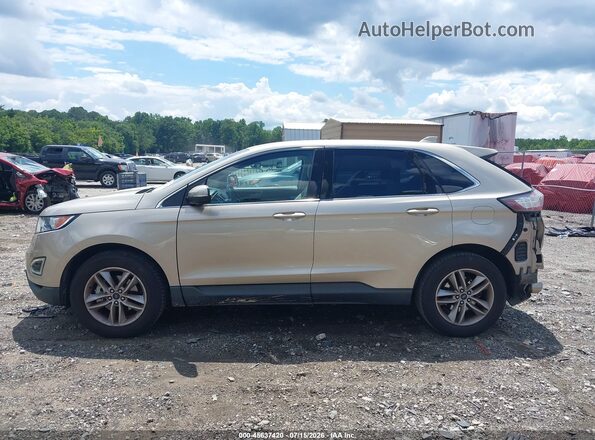 2FMPK3J97HBC07160 2017 FORD EDGE Beige Панорамний вид салону 360°