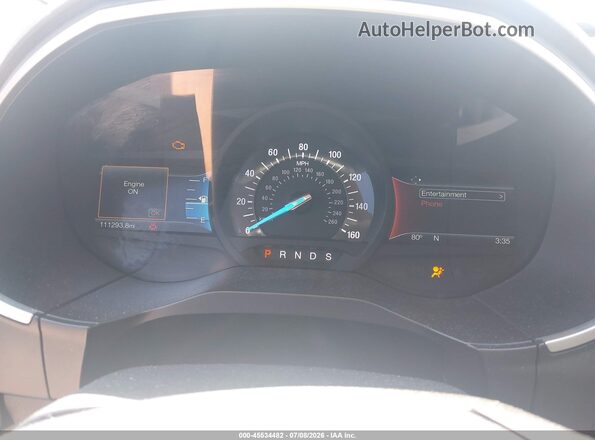 2FMPK3J97HBC22449 2017 FORD EDGE Black Vista de los asientos traseros