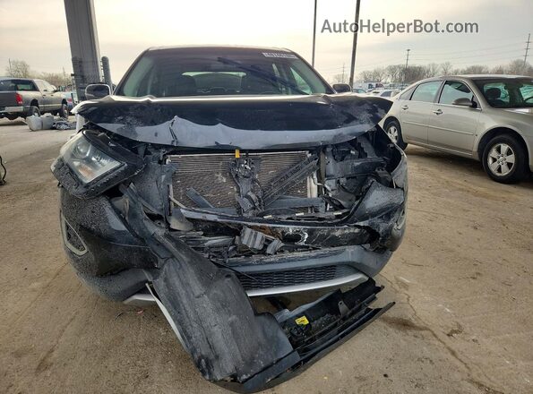 2FMPK3J97HBC41258 2017 FORD EDGE Black წინა ხედი