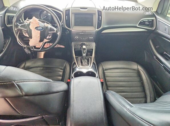 2FMPK3J97HBC41258 2017 FORD EDGE Black წინა პანელის ხედი
