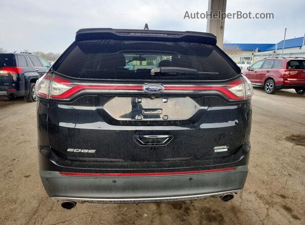 2FMPK3J97HBC41258 2017 FORD EDGE Black უკანა ხედი