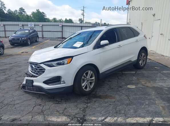 2FMPK3J97LBA28738 2020 FORD EDGE White Առջևի ձախ երեք քառորդ տեսարան
