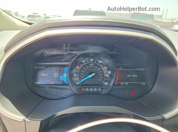 2FMPK3J97LBA57091 2020 FORD EDGE White Սարքավորումների վահանակի տեսք